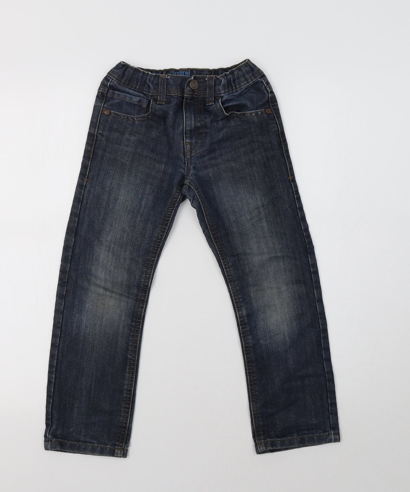 M&S Boys Blue   Straight Jeans Size 6-7 Years