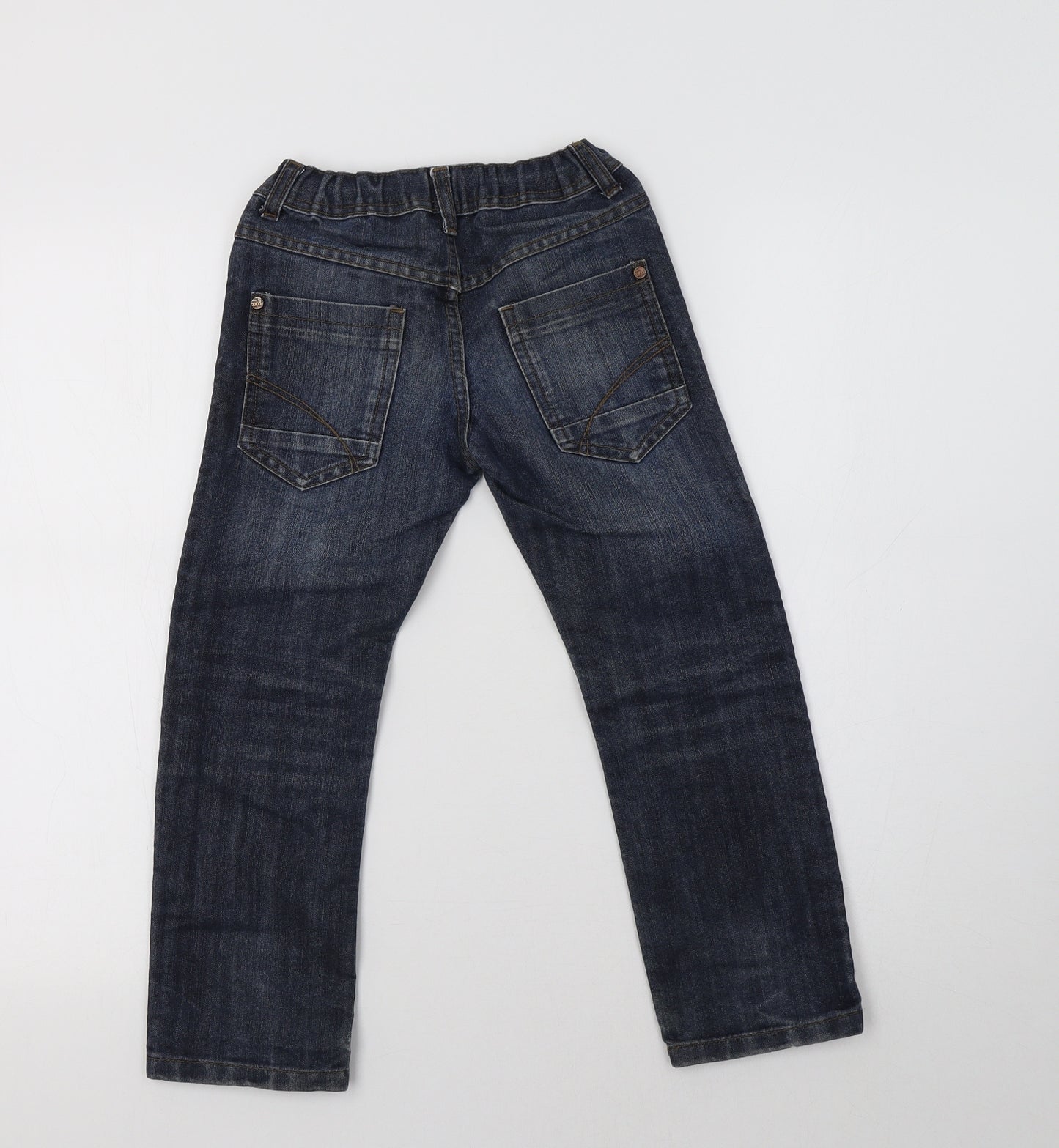 M&S Boys Blue   Straight Jeans Size 6-7 Years