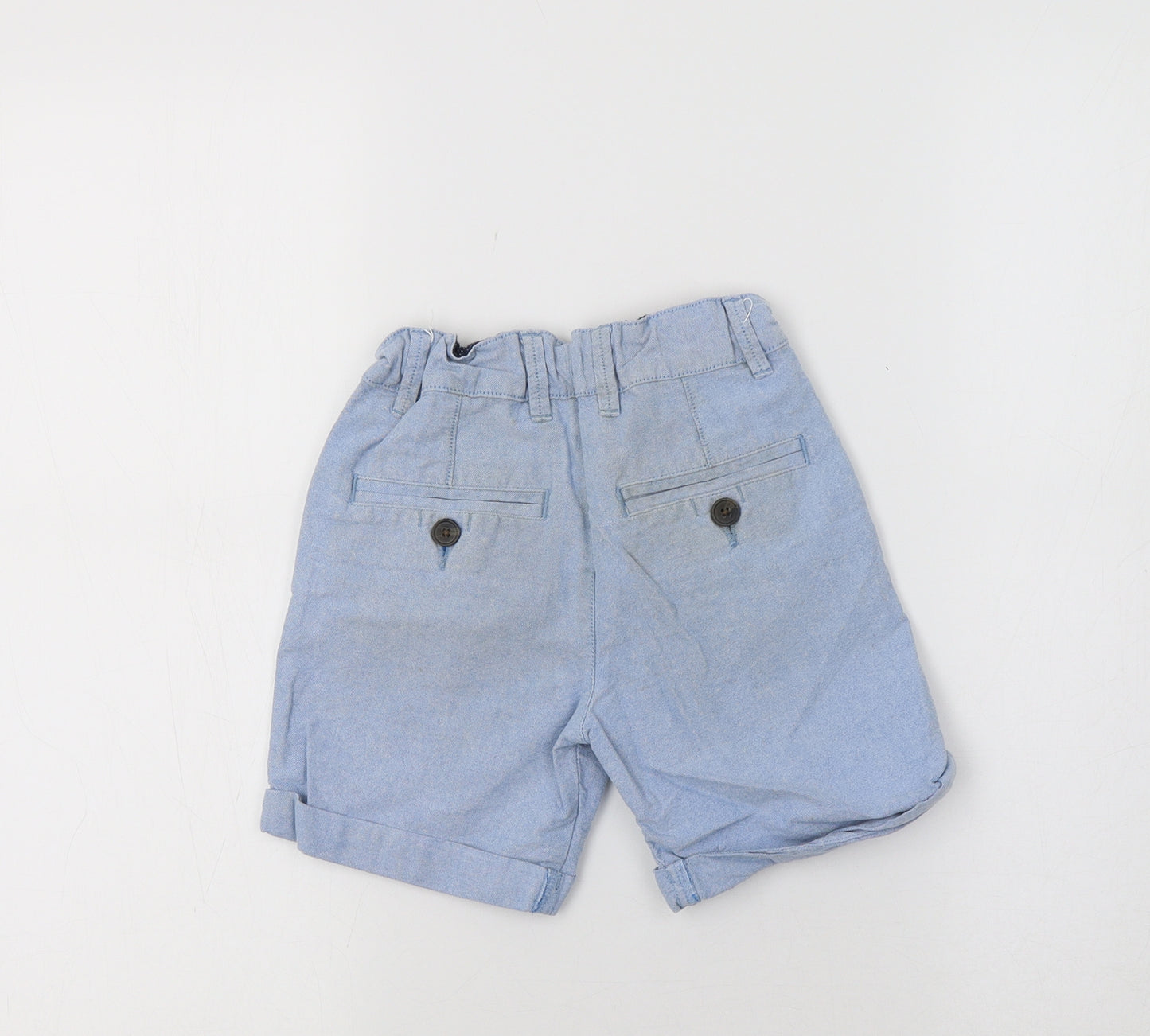 George Boys Blue   Chino Shorts Size 6-7 Years