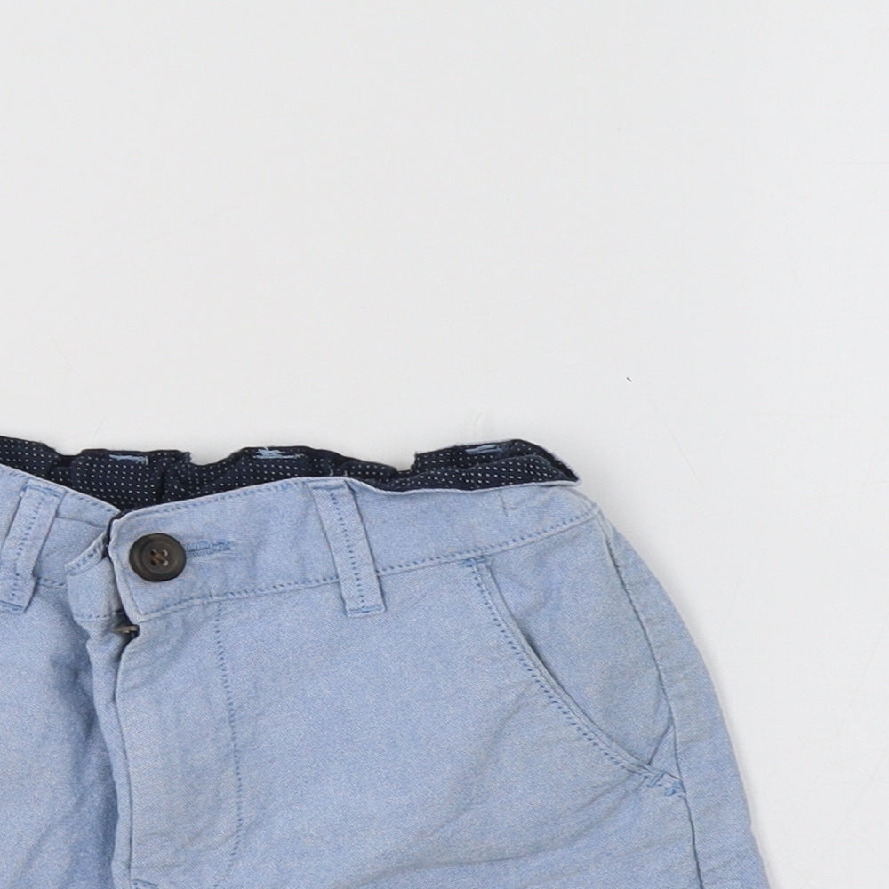 George Boys Blue   Chino Shorts Size 6-7 Years