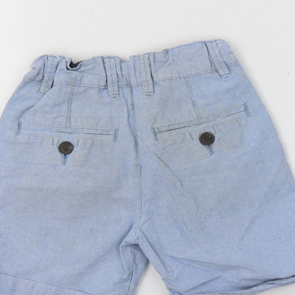 George Boys Blue   Chino Shorts Size 6-7 Years