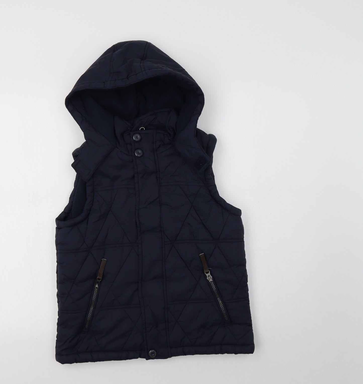 M&S Boys Blue   Gilet Waistcoat Size 9-10 Years