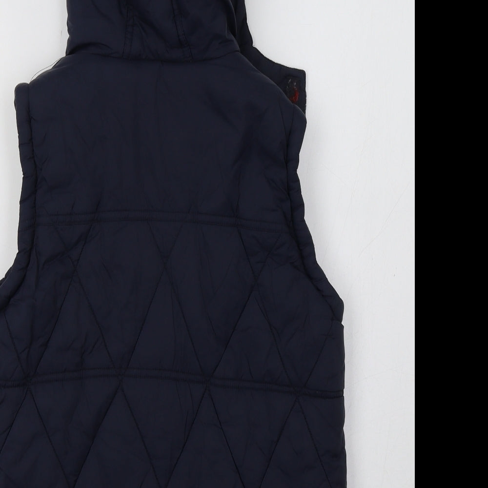 M&S Boys Blue   Gilet Waistcoat Size 9-10 Years