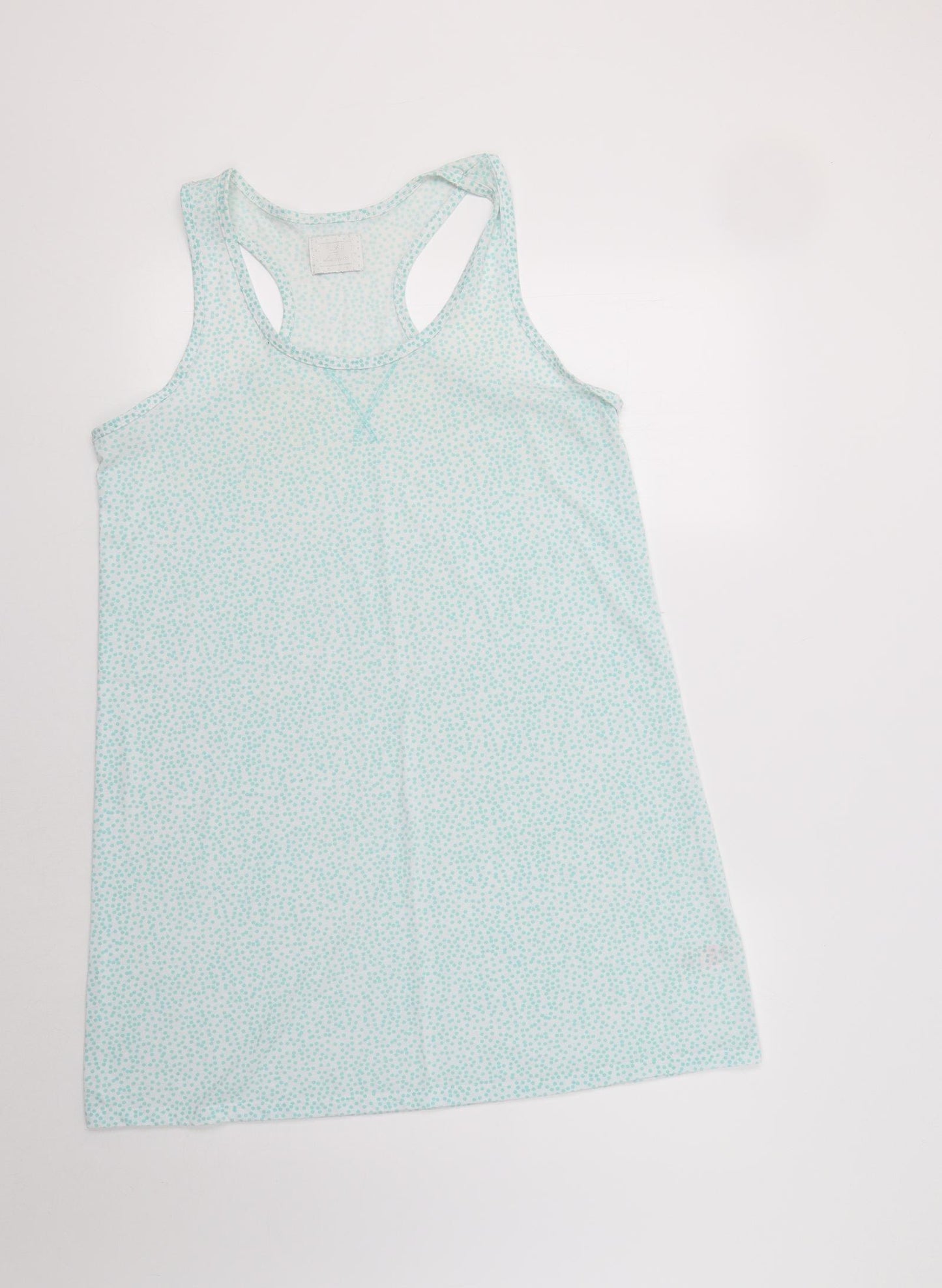 Matalan Womens Green Polka Dot  Chemise Dress Size 14