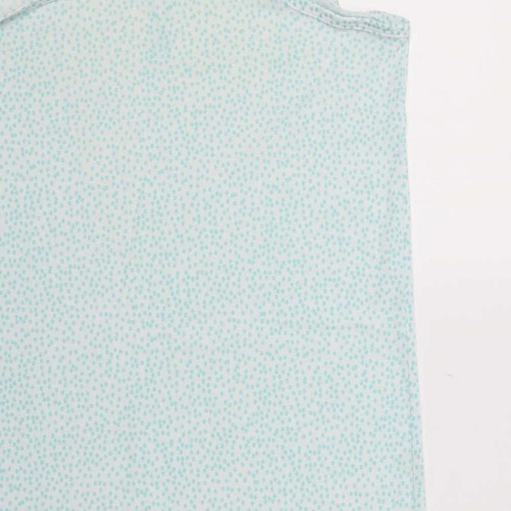 Matalan Womens Green Polka Dot  Chemise Dress Size 14