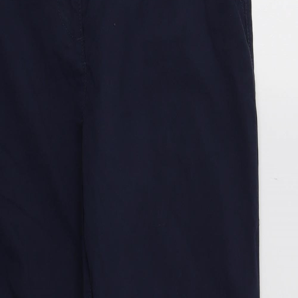 NEXT Womens Blue   Cropped Trousers Size 16 L29 in