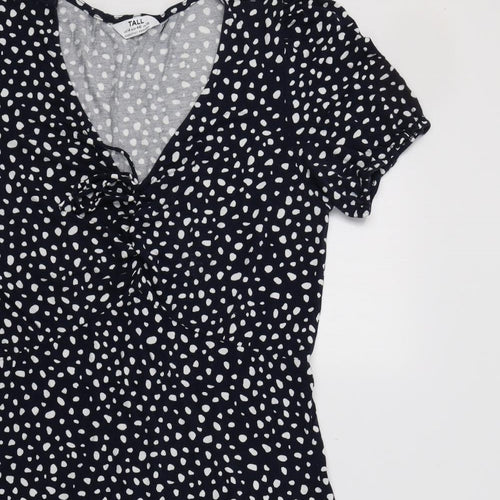 Dorothy Perkins Womens Blue Animal Print  A-Line  Size 18