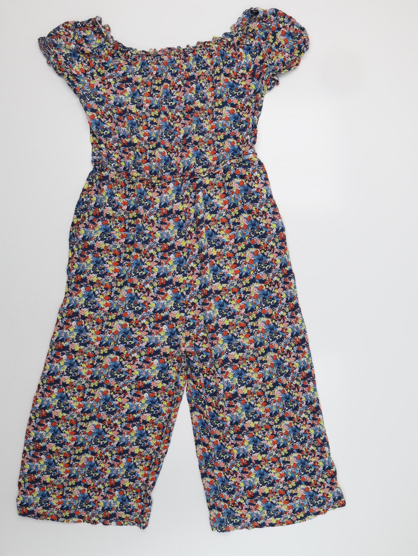 NEXT Womens Multicoloured Floral  Jumpsuit One-Piece Size 16