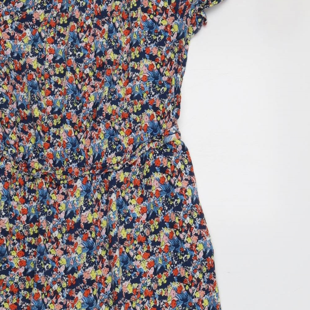 NEXT Womens Multicoloured Floral  Jumpsuit One-Piece Size 16