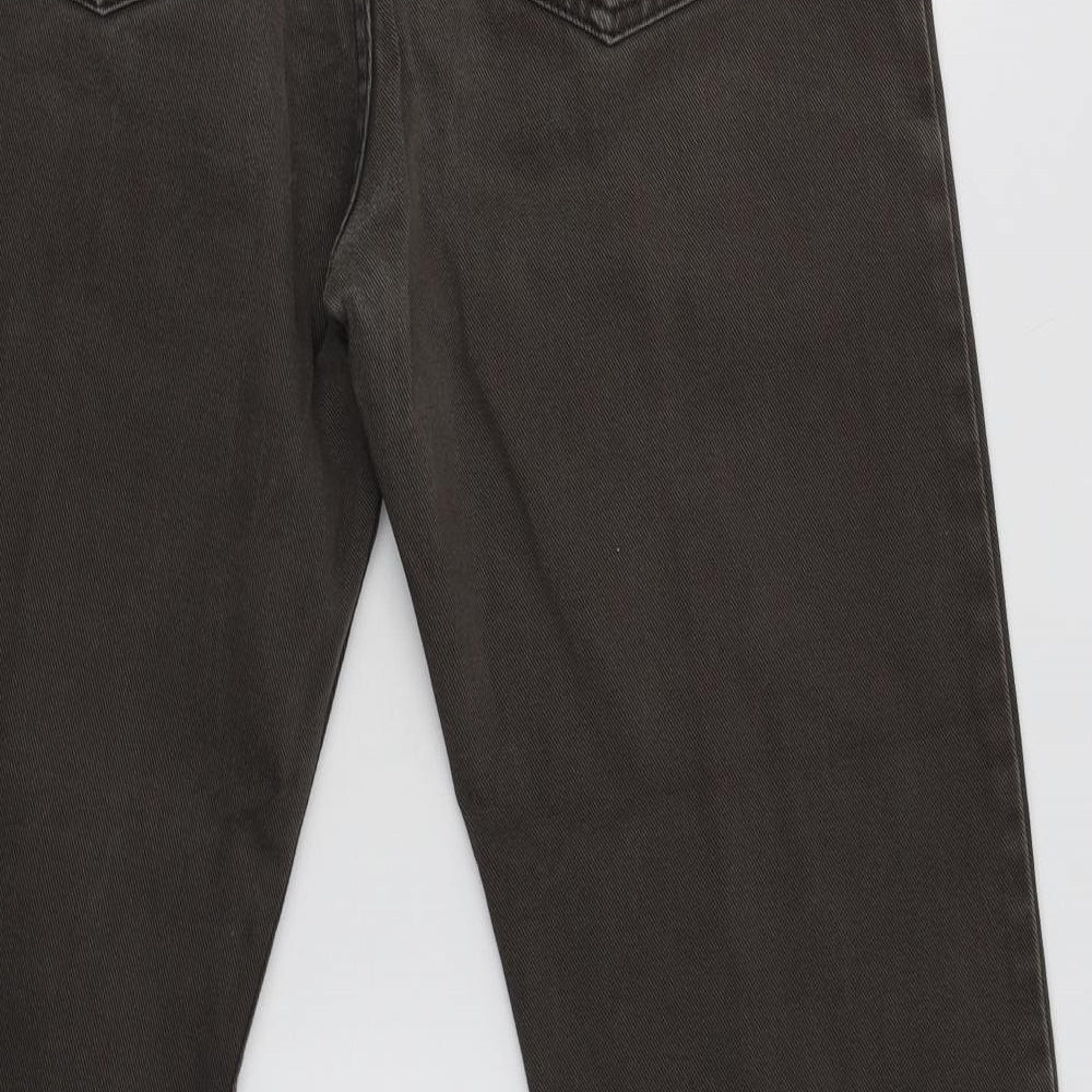 M&S Mens Green   Straight Jeans Size 32 L33 in