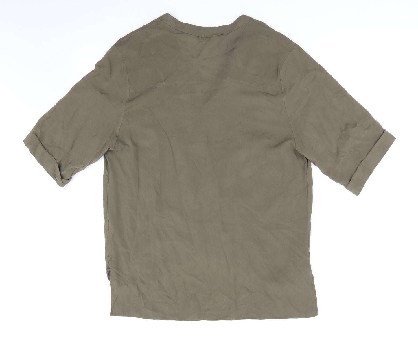 Miss Selfridge Womens Green   Basic Blouse Size 14