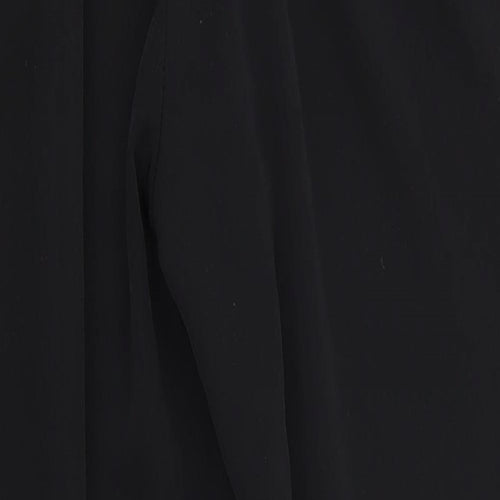 FOREVER 21 Womens Black   Trousers  Size S L26 in - elasticated back