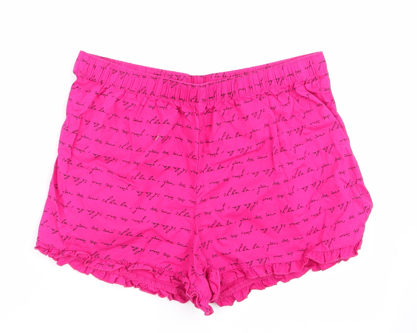 Florence and Fred Womens Pink Solid   Sleep Shorts Size 12  - Cerise - Oh la la
