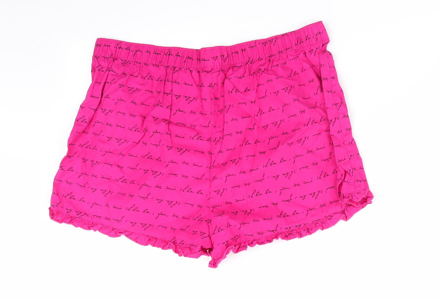Florence and Fred Womens Pink Solid   Sleep Shorts Size 12  - Cerise - Oh la la