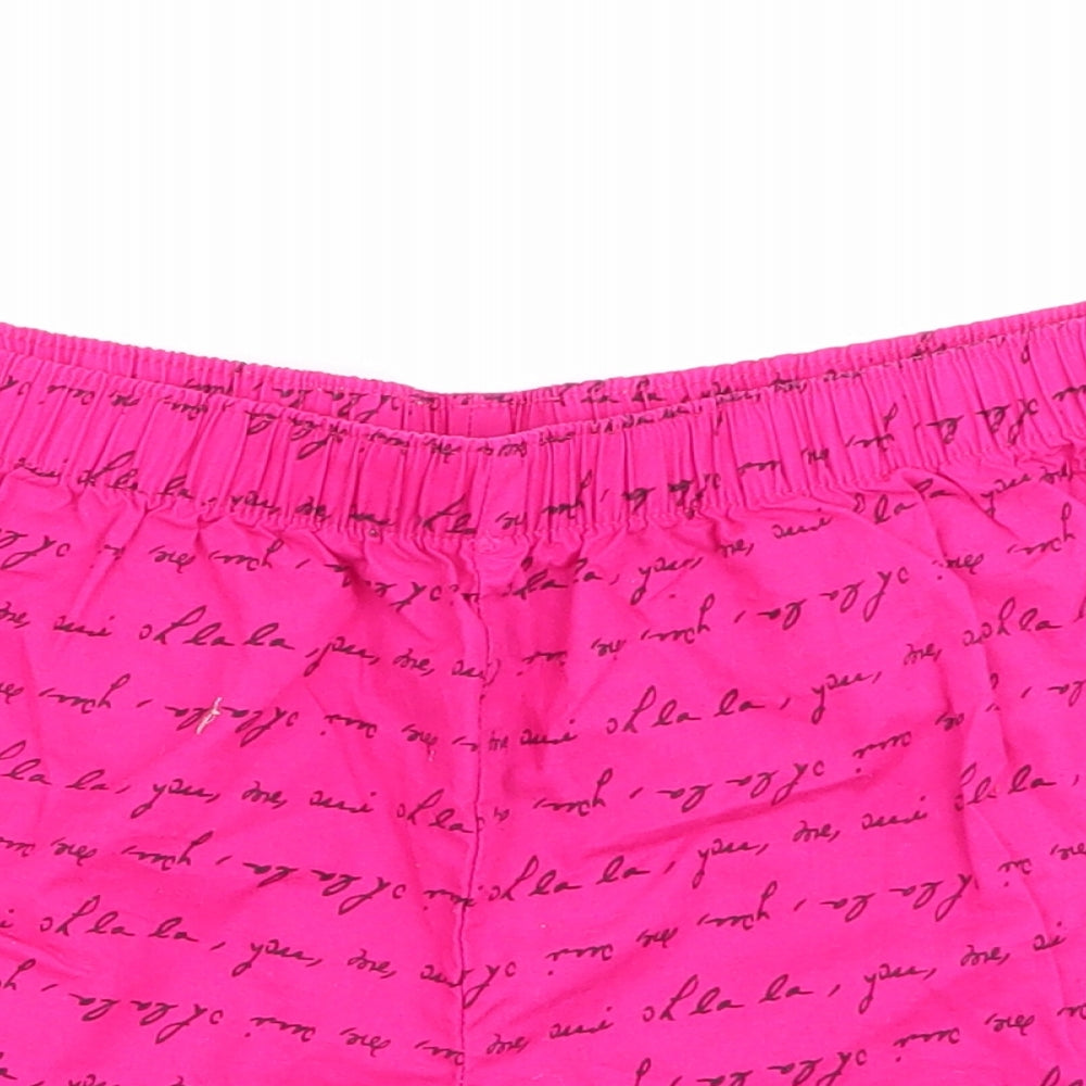 Florence and Fred Womens Pink Solid   Sleep Shorts Size 12  - Cerise - Oh la la