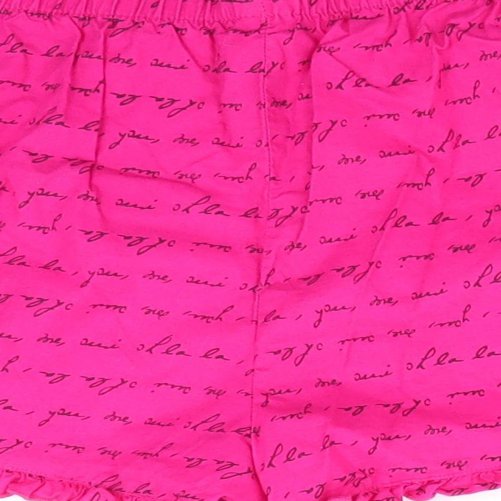 Florence and Fred Womens Pink Solid   Sleep Shorts Size 12  - Cerise - Oh la la