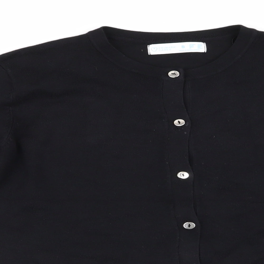 Primark Womens Black   Cardigan Jumper Size S