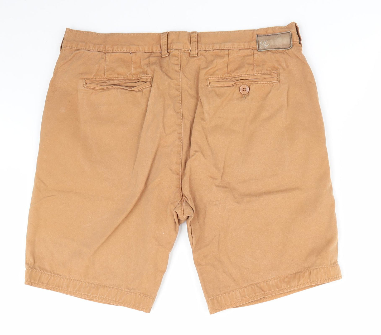 Rocha John Rocha Mens Gold   Chino Shorts Size 36 in