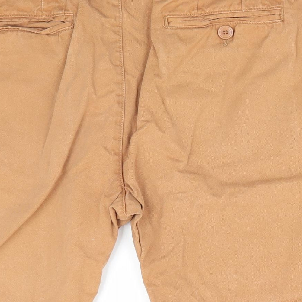 Rocha John Rocha Mens Gold   Chino Shorts Size 36 in