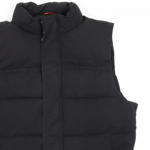 Peter Storm Mens Black   Gilet Waistcoat Size M  - Heavy Padding