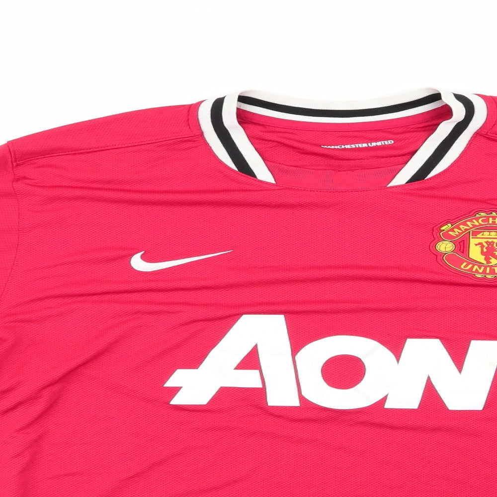 Dri Fit Mens Red   Basic Casual Size XL  - Manchester United Football