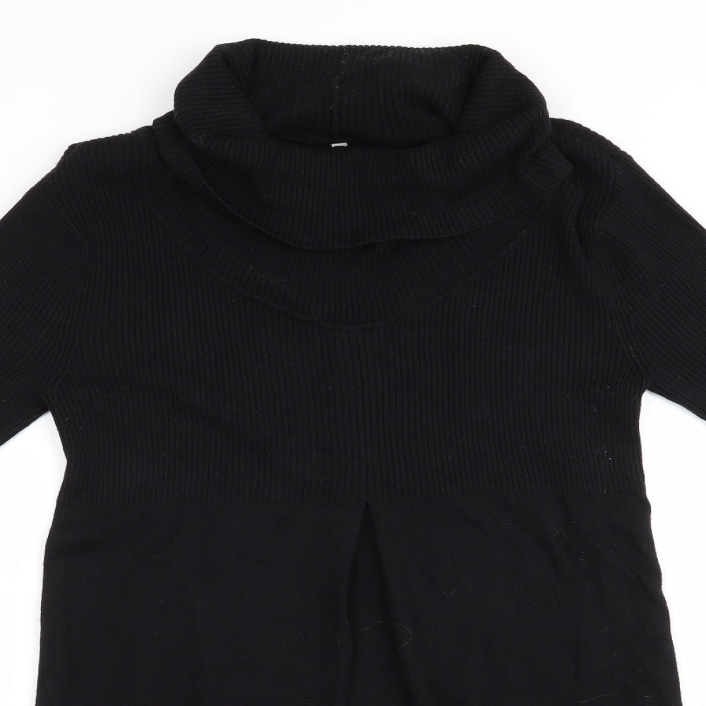 BHS Womens Black   Jumper Dress  Size 14
