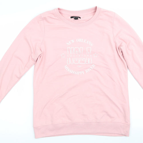 ESMARA Womens Pink   Pullover Sweatshirt Size M  - New Orleans