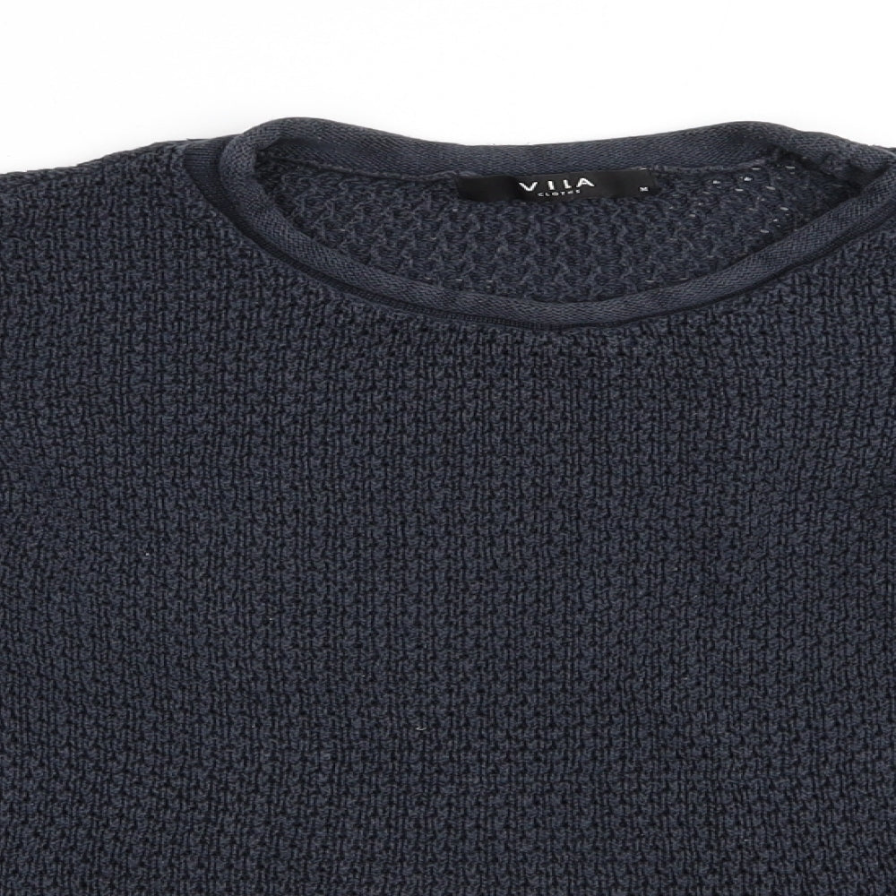 VILA Womens Blue   Pullover Jumper Size M