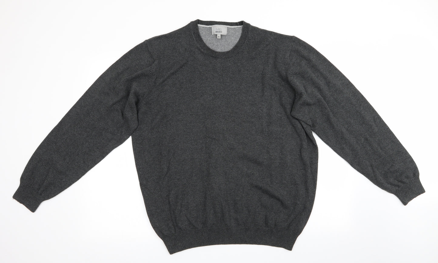 Marks and Spencer Mens Grey   Pullover Jumper Size XL