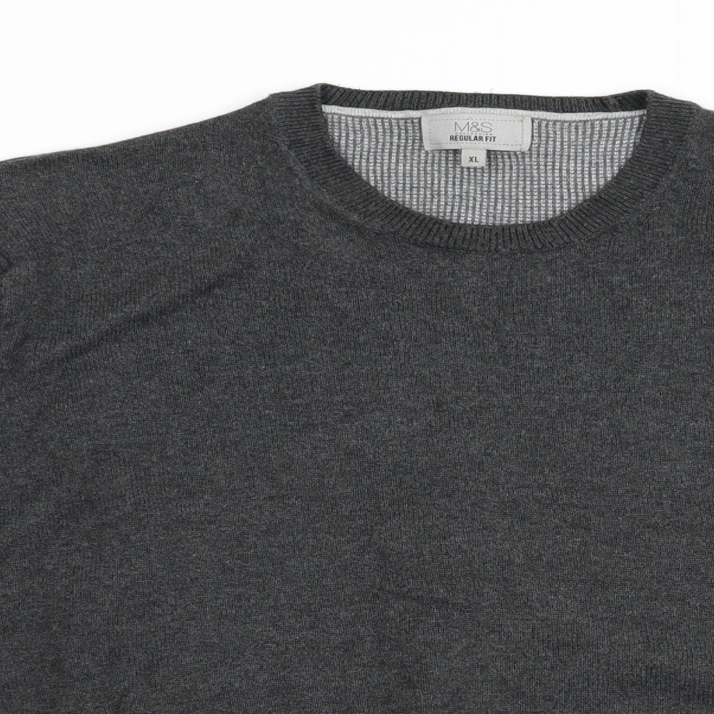 Marks and Spencer Mens Grey   Pullover Jumper Size XL
