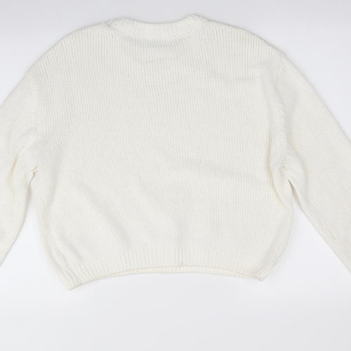 Preworn Womens Ivory   Pullover Jumper Size M