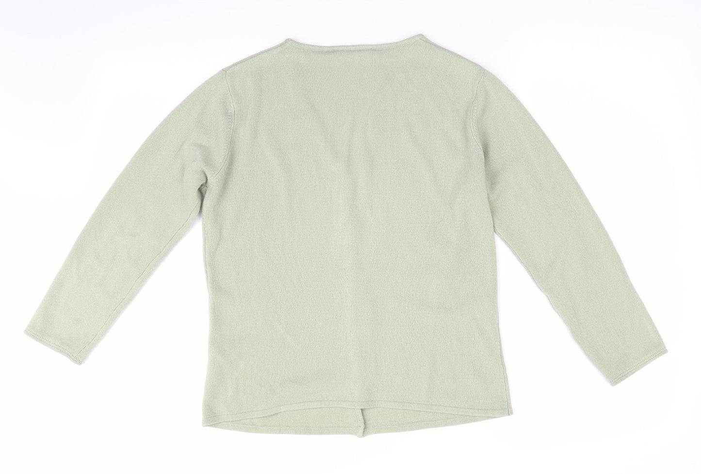 BHS Womens Green   Cardigan Jumper Size 10  - Pale Green