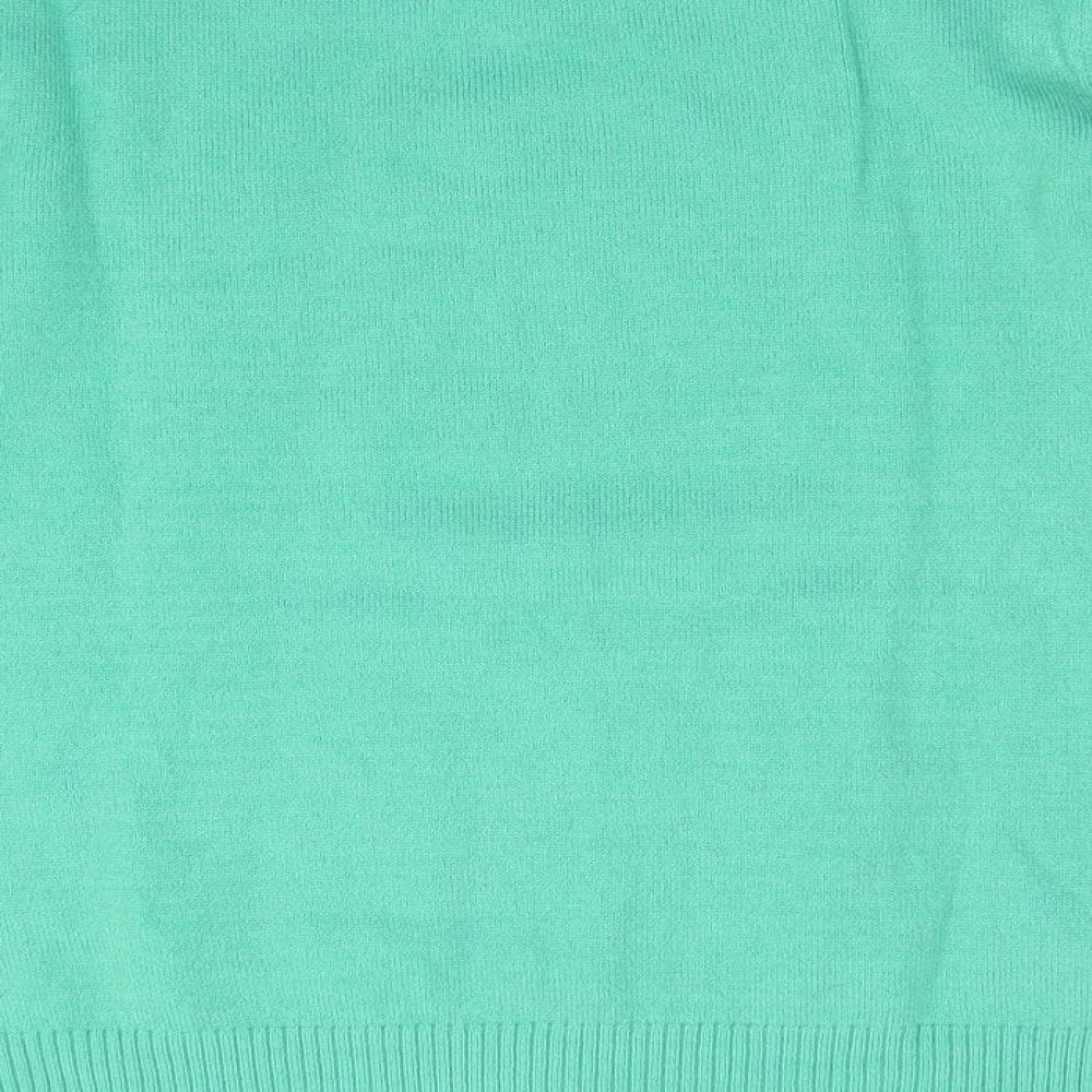 M&Co Womens Green   Pullover Jumper Size 10  - Emerald Green