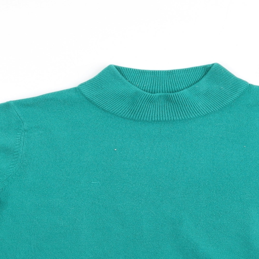 Petite by BHS Womens Green   Pullover Jumper Size 10  - Emerald Green
