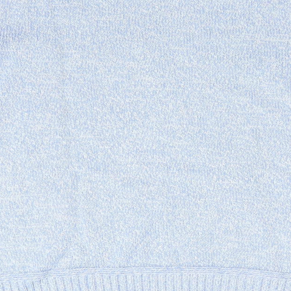 Love Knitwear Womens Blue   Pullover Jumper Size 12  - Blue White Twist
