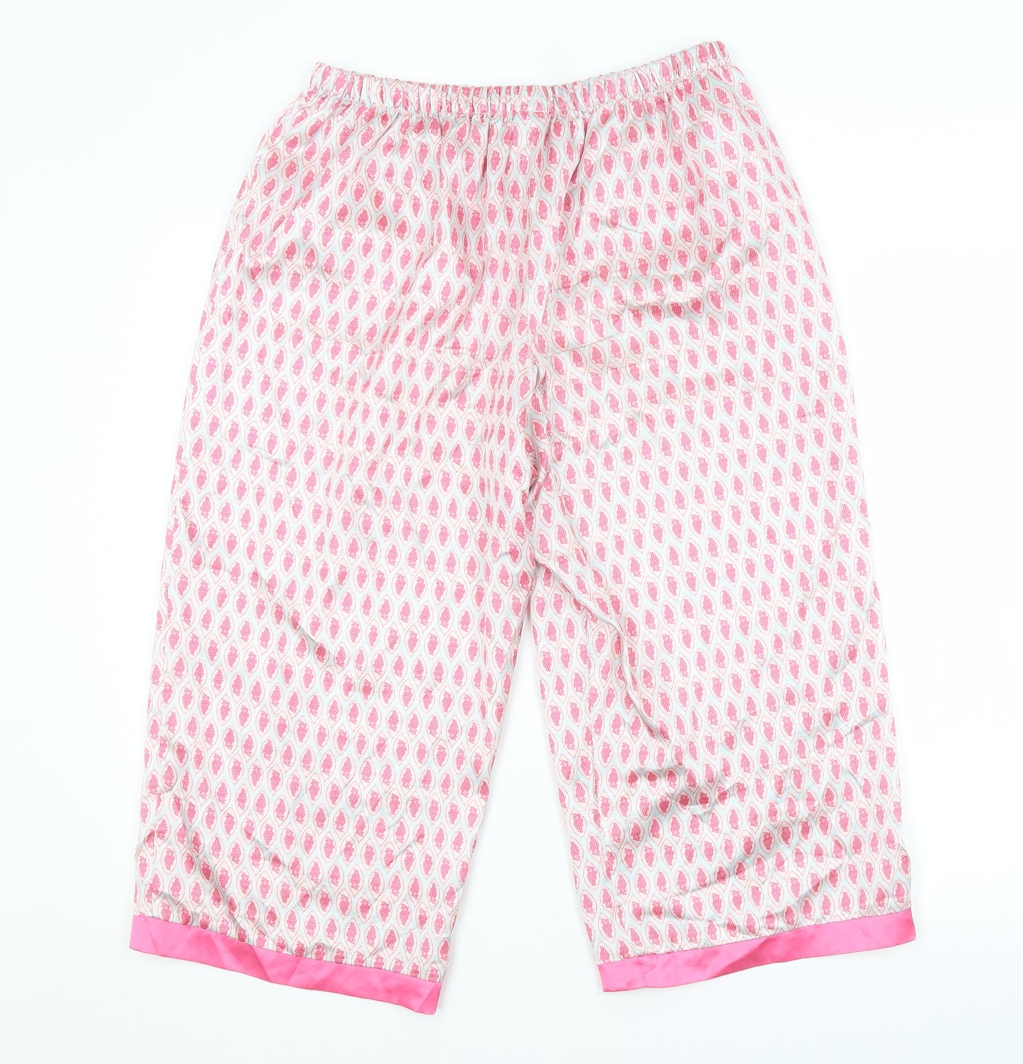 Preworn Womens Pink Argyle/Diamond   Pyjama Pants Size 18