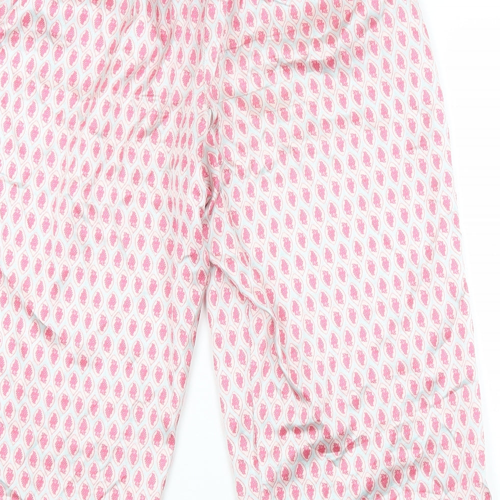 Preworn Womens Pink Argyle/Diamond   Pyjama Pants Size 18