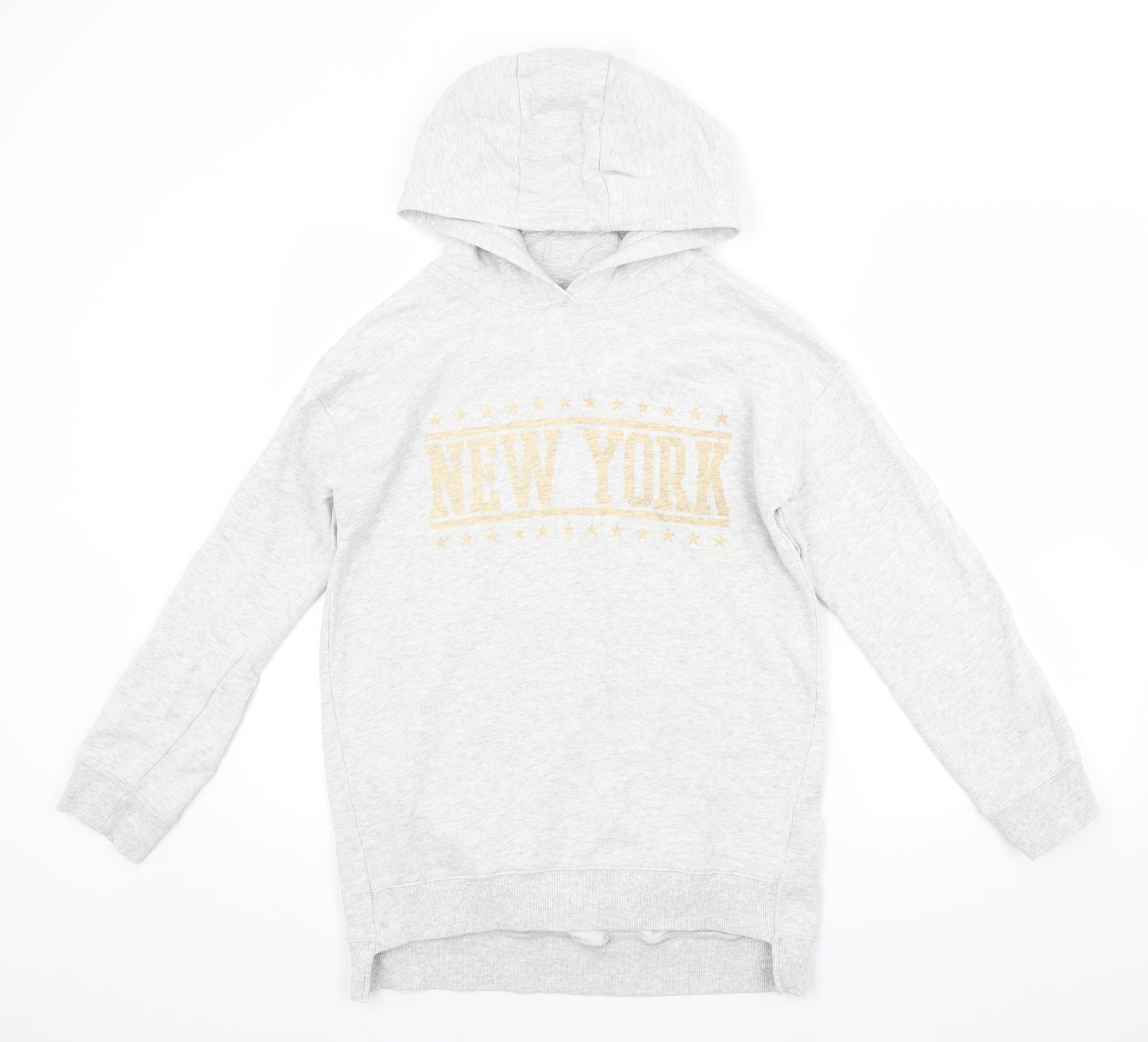 NEXT Boys Grey Batik  Pullover Hoodie Size 13 Years  - NEW YORK