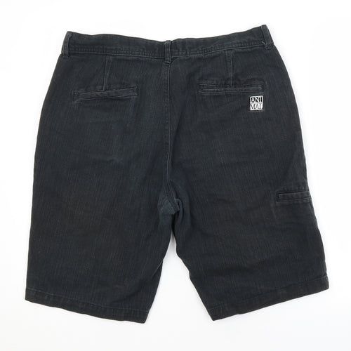 Animal Mens Grey   Chino Shorts Size 34