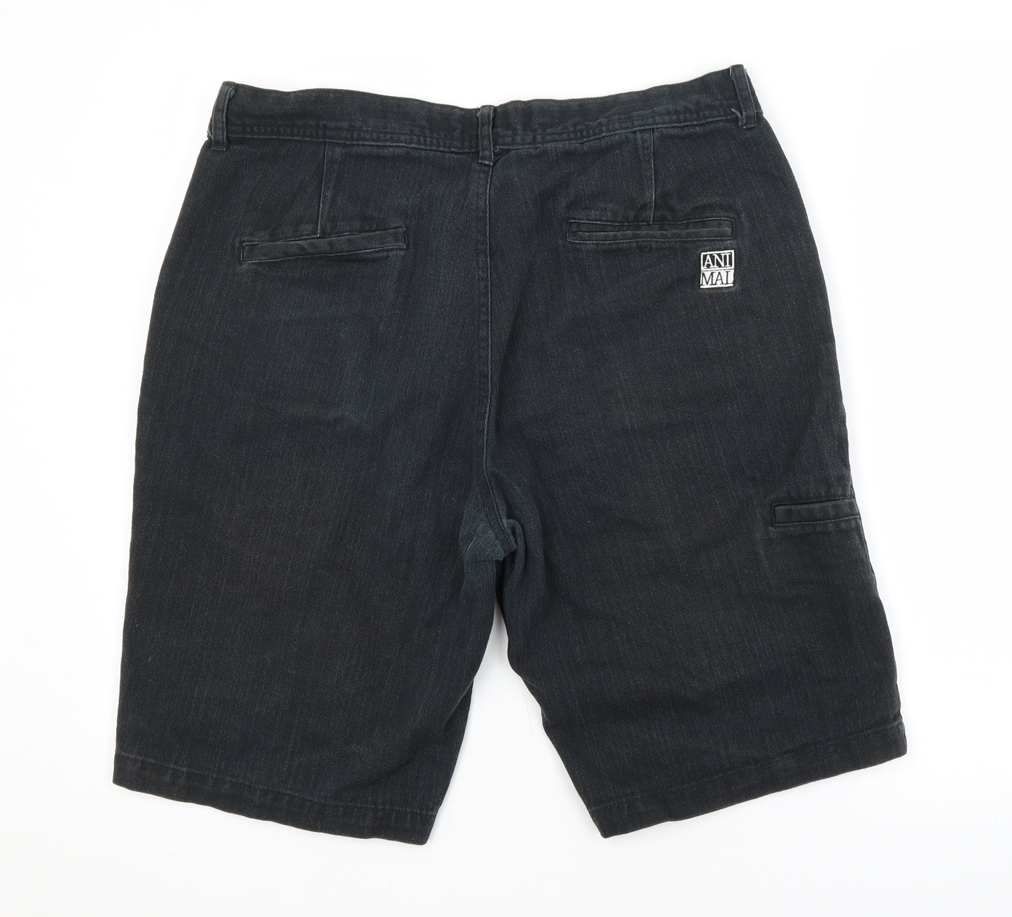 Animal Mens Grey   Chino Shorts Size 34