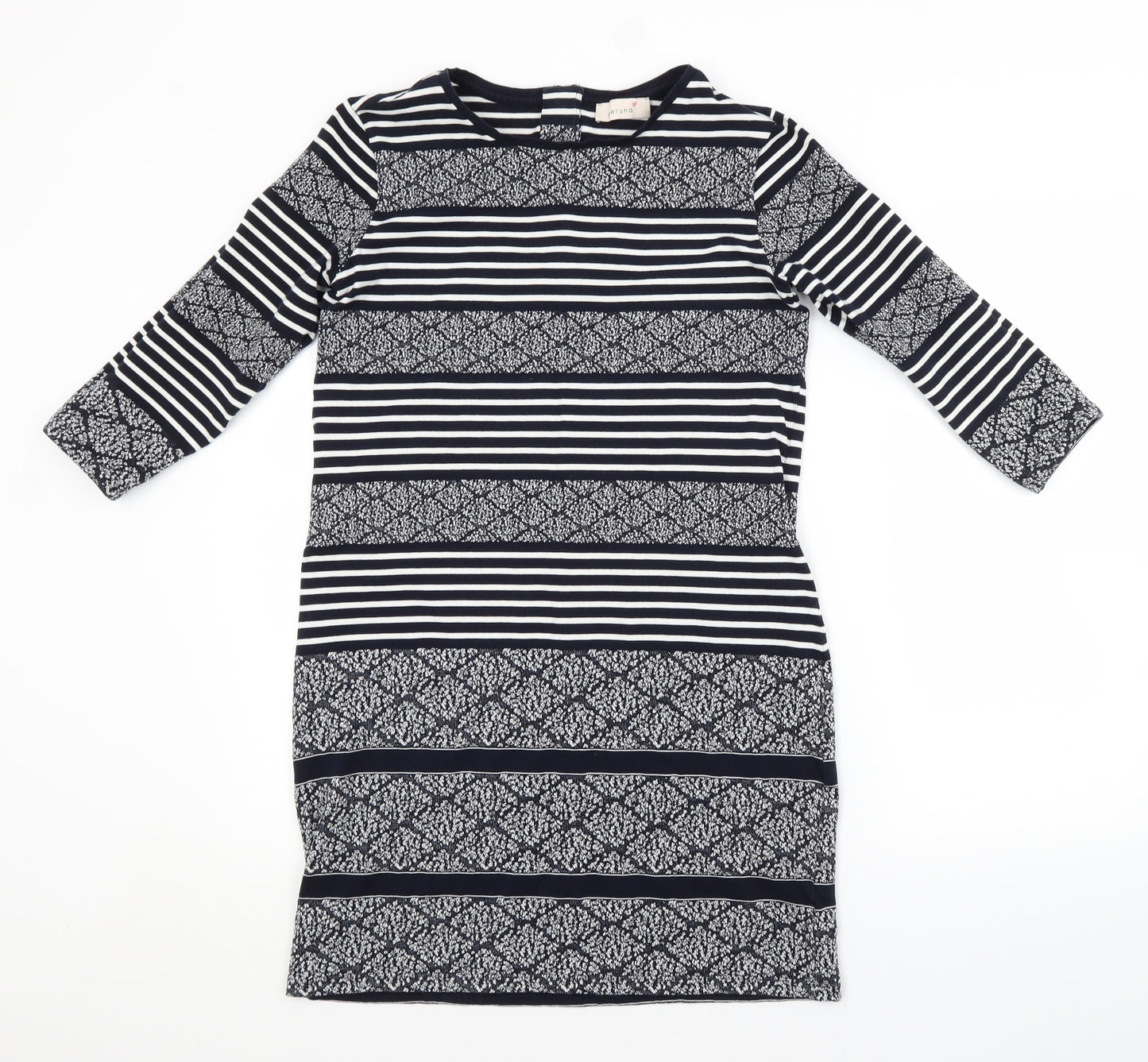 Per Una Womens Blue Striped  T-Shirt Dress  Size 12