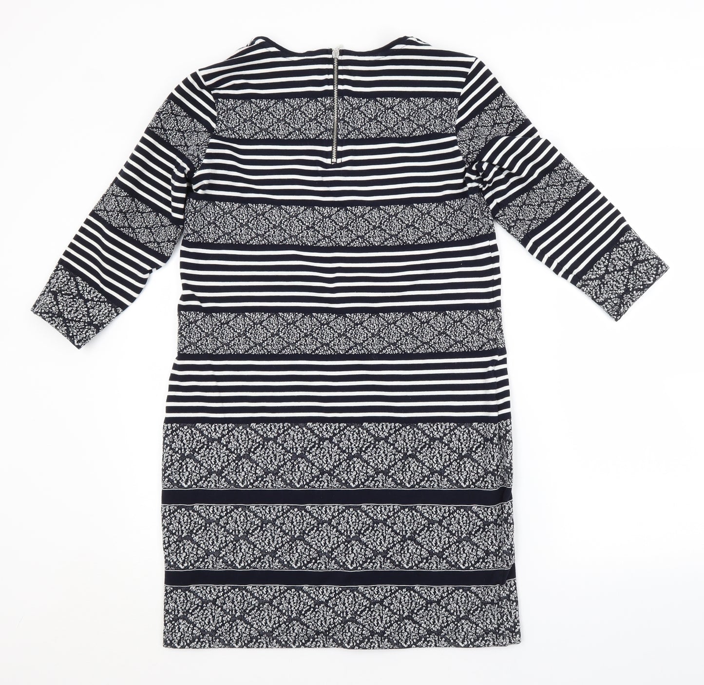 Per Una Womens Blue Striped  T-Shirt Dress  Size 12