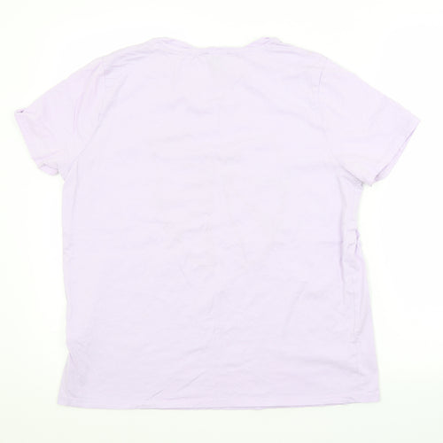 New Look Womens Purple   Basic T-Shirt Size 16