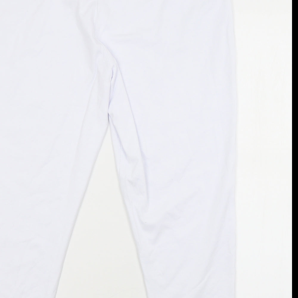 Primark Womens White   Capri Trousers Size XL L22 in