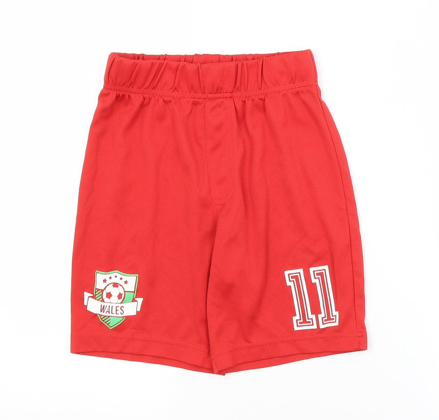 George Boys Red   Sweat Shorts Size 8-9 Years