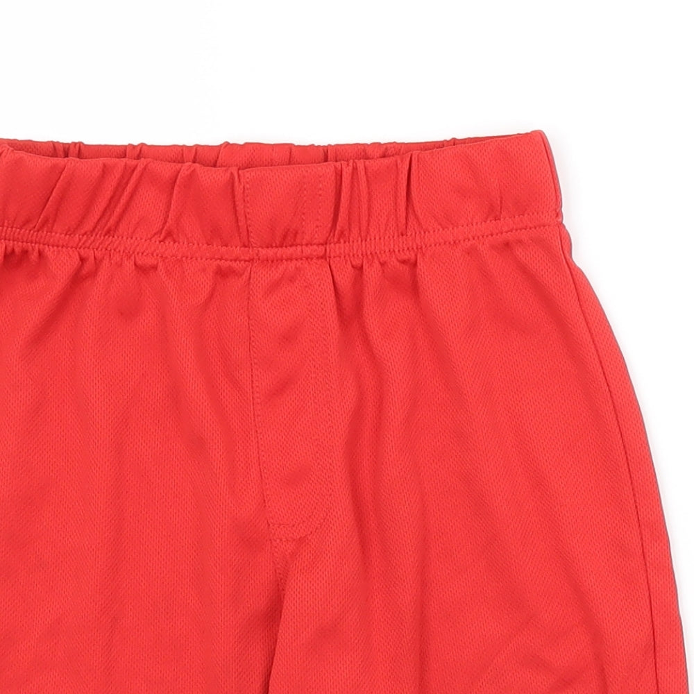 George Boys Red   Sweat Shorts Size 8-9 Years