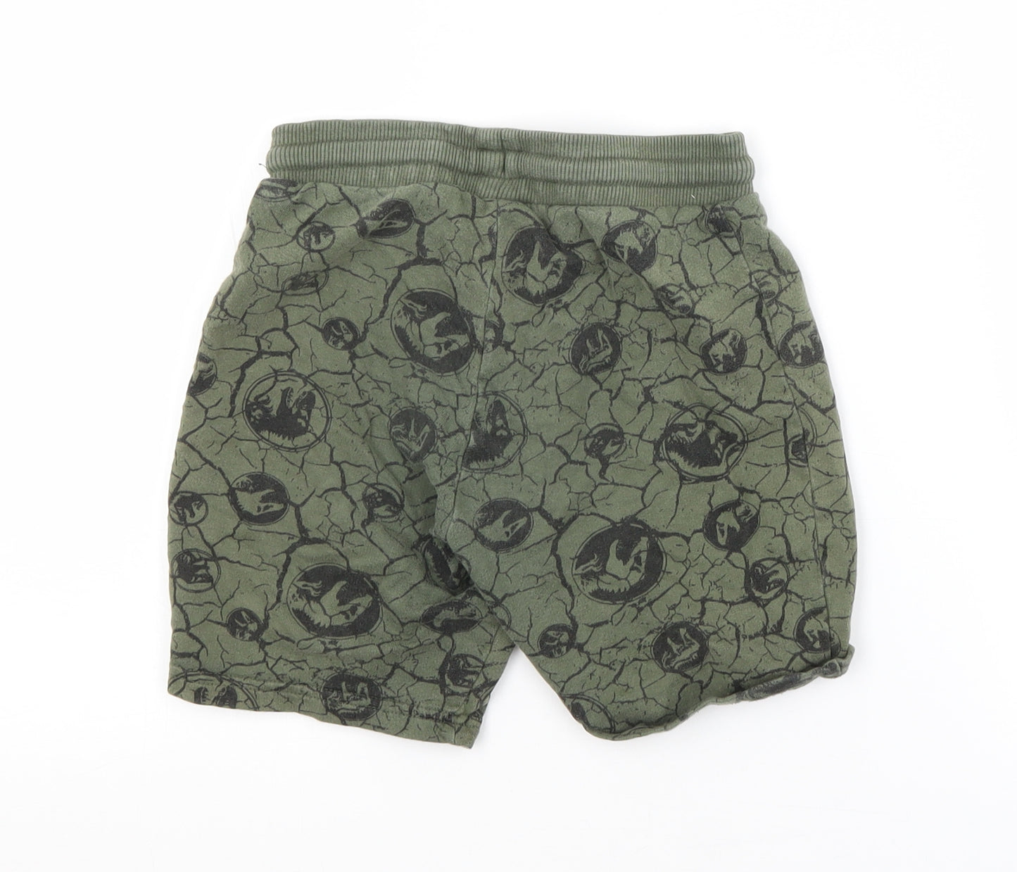 Primark Boys Green Spotted  Sweat Shorts Size 5-6 Years