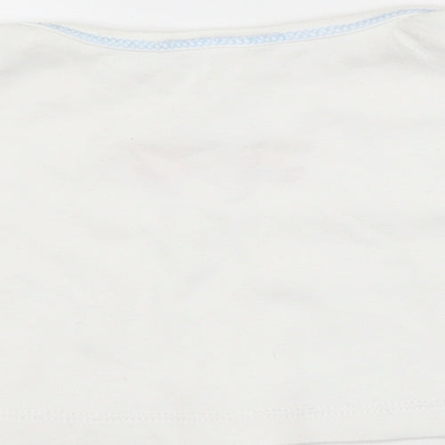 Magnolia Baby White   Basic T-Shirt Size 0-3 Months