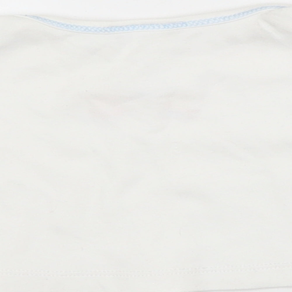 Magnolia Baby White   Basic T-Shirt Size 0-3 Months