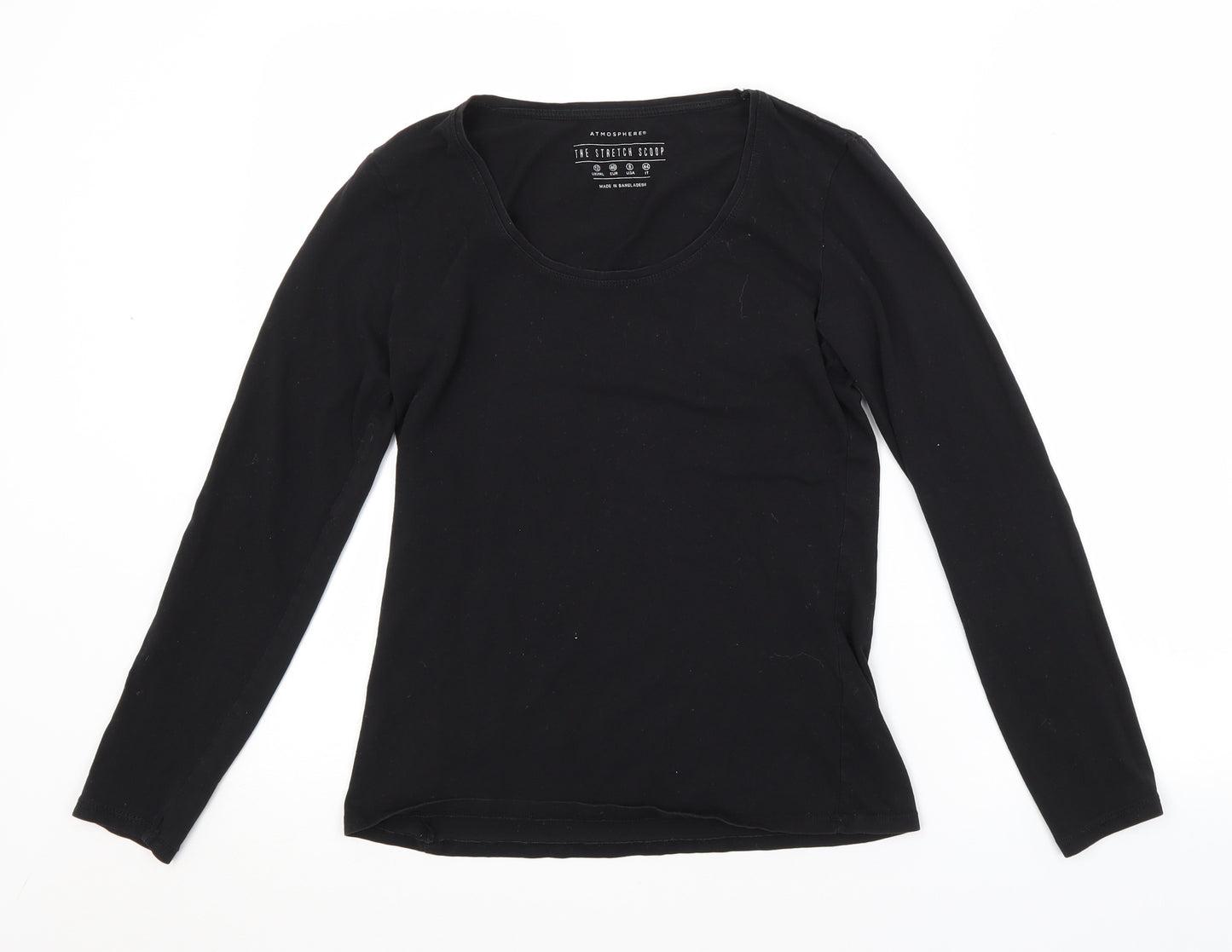 Atmosphere Womens Black   Basic T-Shirt Size 12